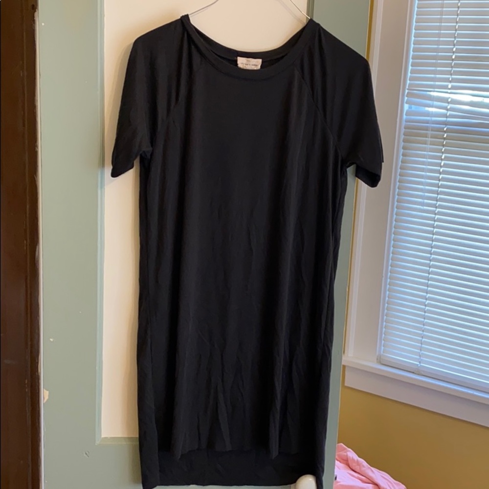Cozy tee shirt dress